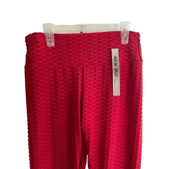 NEW MIX RED BUBBLE LEGGING SIZE L/XL - Picture 2 of 3